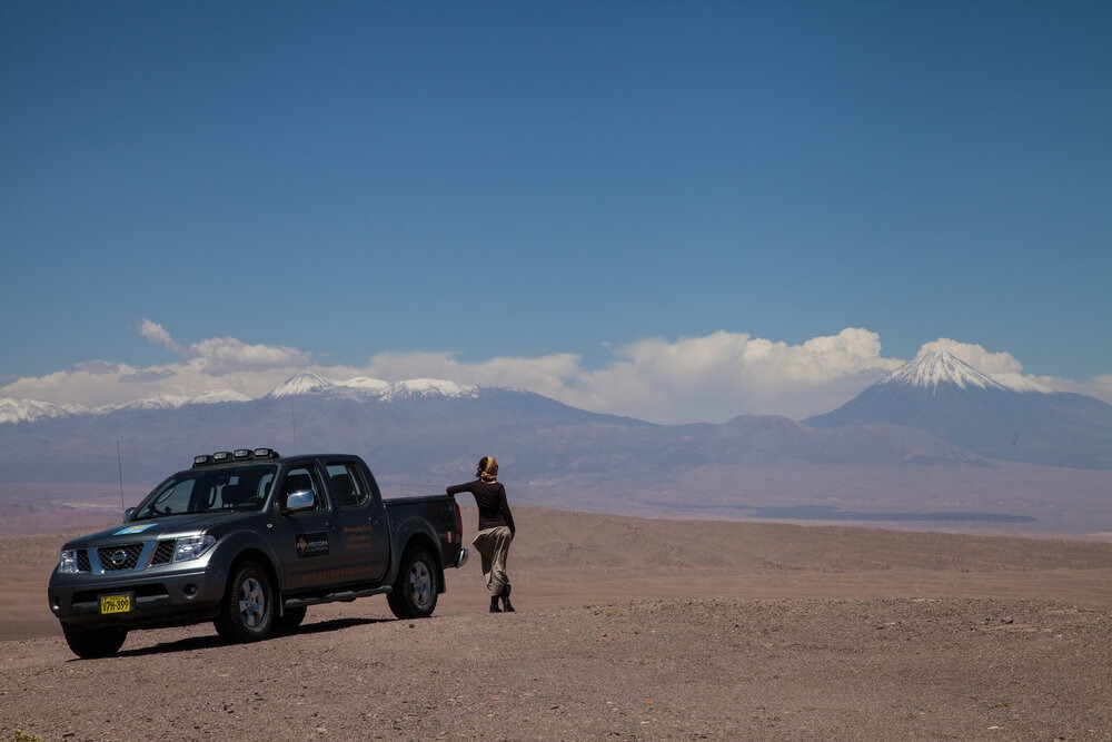 Nearly 14,500 feet on our way to Laguna en Salar de Aguas Calientes, east of San Pedro de Atacama and close to the Chile-Bolivia border. | Photo: Jonathan & Roseann Hanson