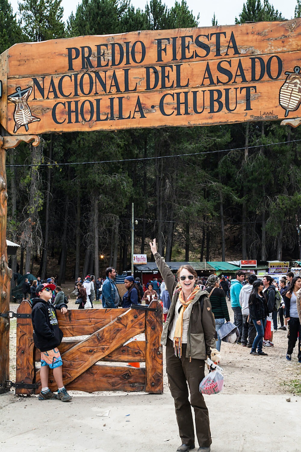  We stumbled on the epic National Festival of Asado, the classic Argentine BBQ, in Cholila off Ruta 40, a town more famously known as the location where Robert Leroy Parker and Harry Alonzo Longabaugh tried their hand at ranching (unsuccessfully; they were better known as Butch Cassidy and the Sundance Kid). | Photo: Jonathan &amp; Roseann Hanson 