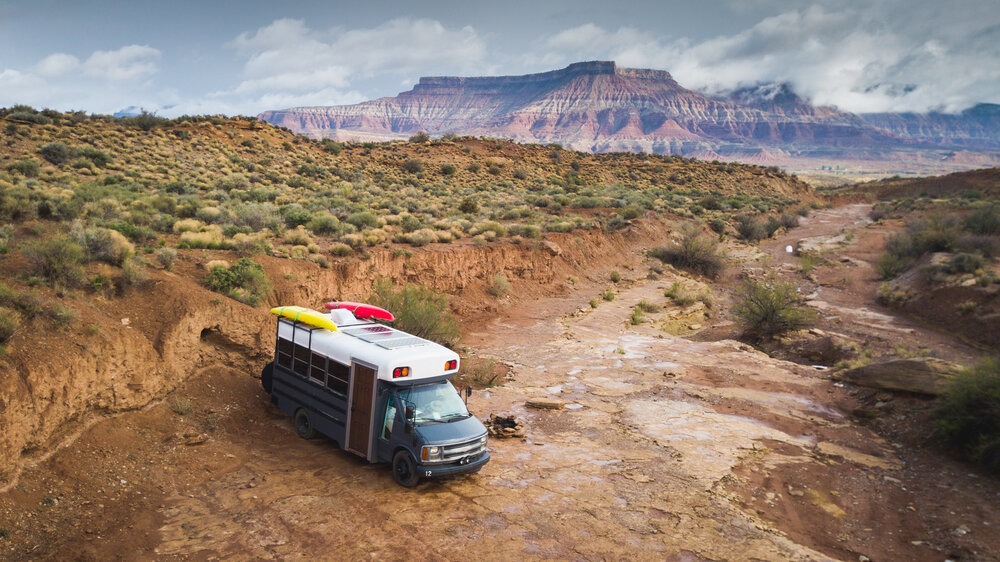 Posing for a photo near Hurricane, UT in 2018