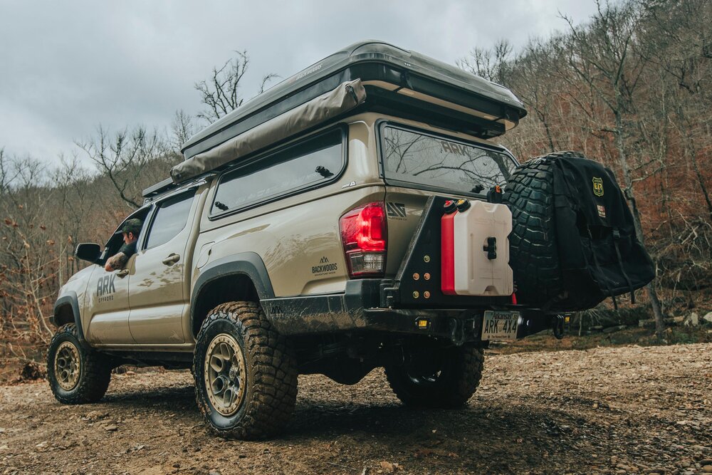 High Clearance Dual Swing Bumper. Photo: Backwoods Adventure Mods