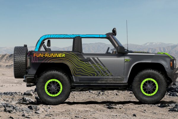 Builder rendering of a 2021 Bronco built for SEMA