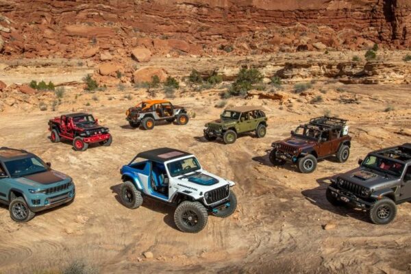 Jeep's lineup of concept vehicles for Easter Jeep Safari 2022.