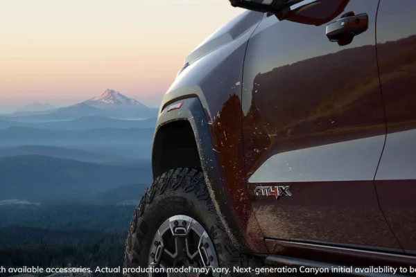 Teaser image of the all-new GMC Canyon AT4X