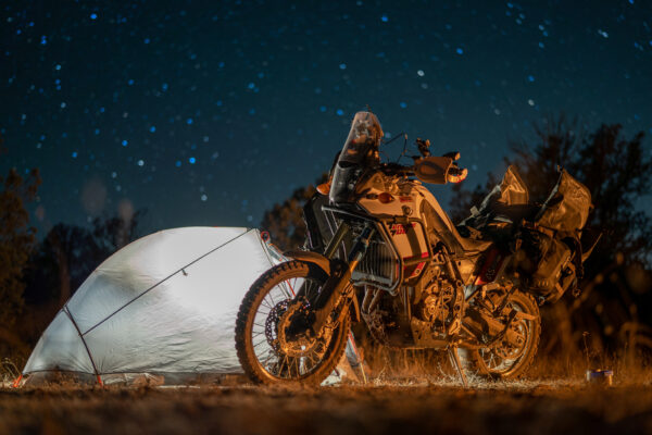 Mosko Moto ADV Weekend camping under the stars