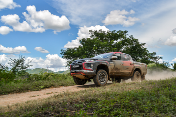 Mitsubishi Triton Rally Car for the Asia Cross Country Rally AXCR 2022