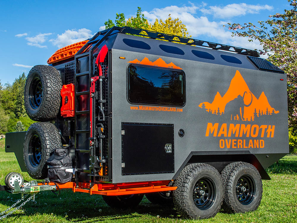 overlanding trailer, camping trailer, off-road trailer, military trailer, high-clearance trailer, bulletproof trailer, heatproof trailer, trailer, pop-up trailer, Mammoth Overland, Tall Boy Trailer, TL trailer, glamping,