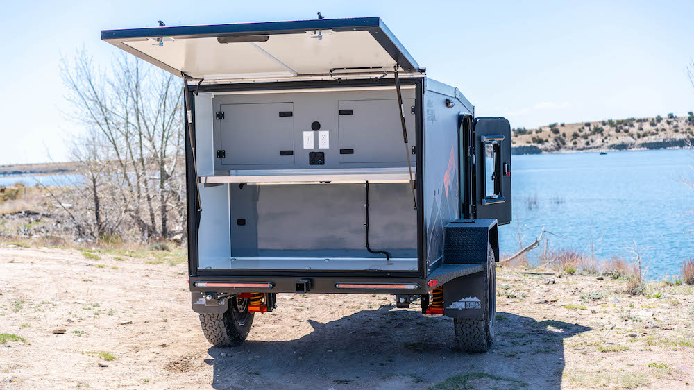 Boreas Campers AT Model rear storage
