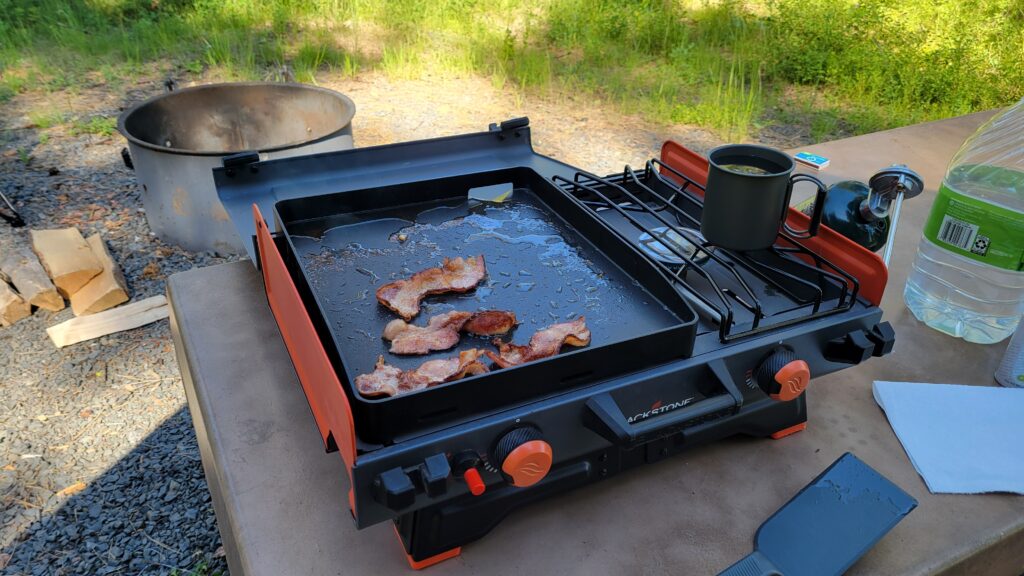 Blackstone Grill included in the Overland Expo 2024 Ultimate Overland Build GMC Canyon AT4X