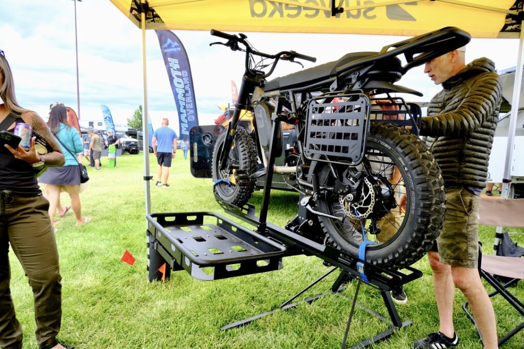 Suweeka Bike Rack at Overland Expo PNW