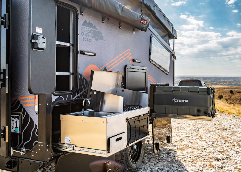 Boreas Campers outdoor kitchen