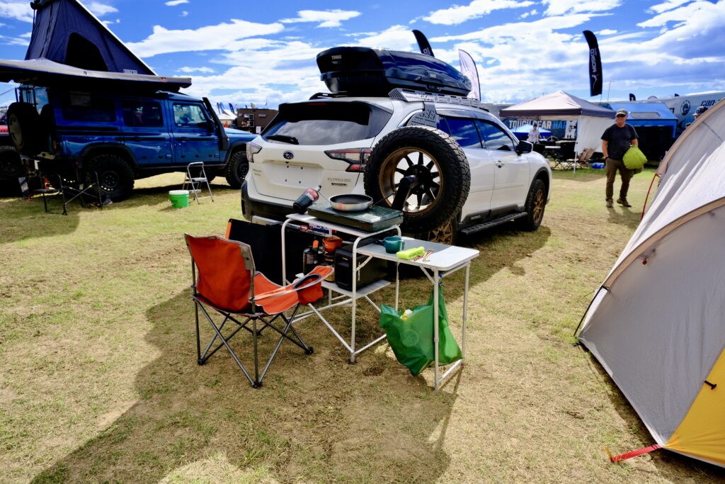 Subaru Outback at Overland Expo Mountain West
