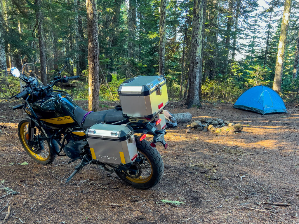 Royal Enfield, Himalayan 450, Himalayan 411, adventure motorcycle, ADV bike, off-road motorcycle, overlanding motorcycle, PNW, Pacific Northwest, Mt. St. Helens, volcanos, ring of fire, camping, motorcycle camping,